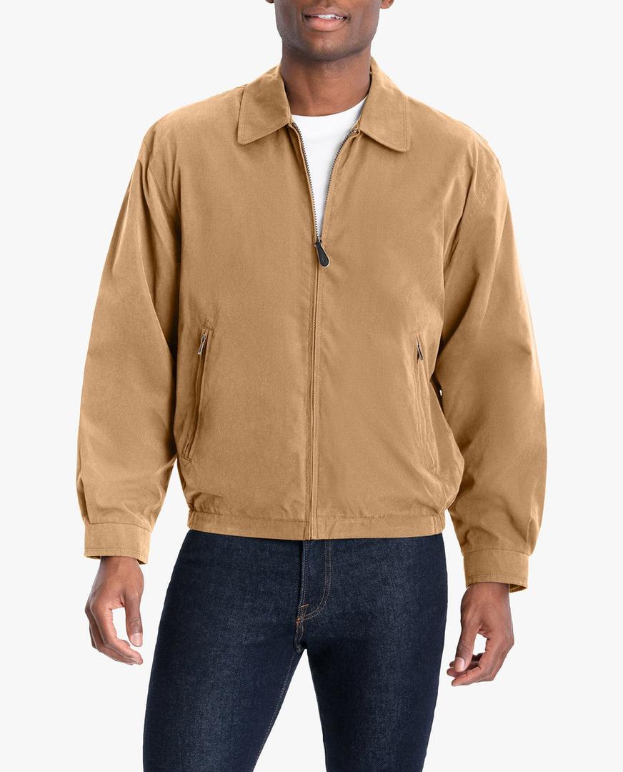 Tall Men's Auburn Light Weight Zip Front Golf Jacket XLT