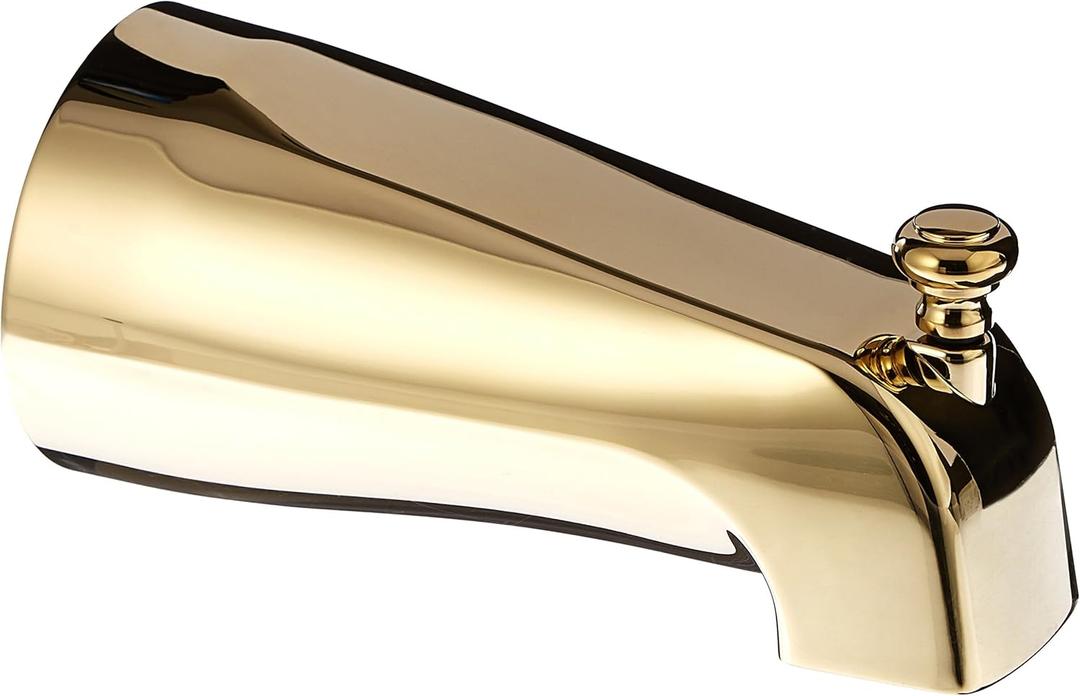 American Standard 060340-0990A Wall Mount Spout Diverter with Pipe Thread, Polished Brass American Standard 060340-0990A Wall Mount Spout Diverter with Pipe Thread, Polished Brass