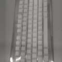 SDYZ White Keycaps - Side Print PBT Keycaps 60 65 75 100 Percent, Double Shot Shine Through Custom Key caps, 132 Keys Set, Cherry Profile, Minimalist Style for Cherry Gateron MX Switche Keyboard