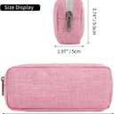 2 x Della Gao Small Pencil Case Pencil Pouch (Pink)