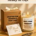 Housewarming Gifts New Home Lavender Candle, Cozy Aromatherapy Decor, Gift for Friends, Family & New Homeowners, House Essentials for New Home, New House Essentials by Joyqua, White