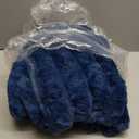 Cozy Bliss Faux Fur Throw Blanket for Couch, Cozy Warm Plush Striped Blanket for Sofa Bedroom Living Room, 50 * 60 Inches Navy Blue