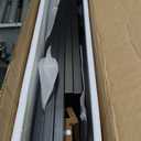 ChooChoo Black Entryway Table with Drawer, Narrow Console Table, Sofa Table with Storage Shelf for Entryway, Living Room and Hallway (11.8"D x 39.4"W x 31.5"H)