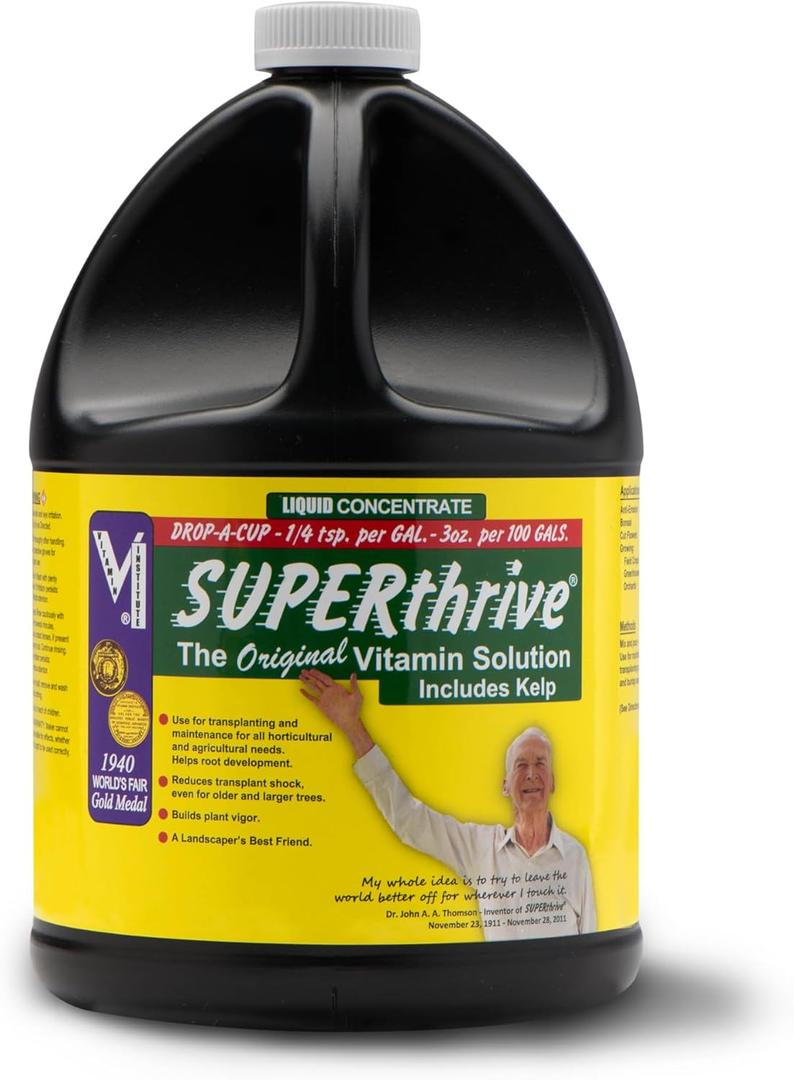 SUPERthrive VI30179 Plant Vitamin Solution, 1 Gallon, Clear