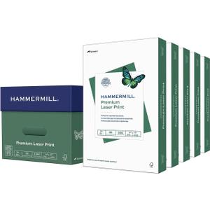 Hammermill Printer Paper, Premium Laser Print 24 lb, 11 x 17-98 Bright, Made in the USA, 104620C - 5 Ream (2,500 Sheets)