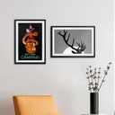 upsimples 13x19 Picture Frame, Display Pictures 11x17 with Mat or 13 x 19 Without, Wall Hanging Poster Frames, Black, 1 Pack