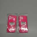 Qviskteme for iPhone 16 Pro Max Case for Women Men Cute,Clear Glitter with [1 x Tempered Glass Screen Protector] Slim Fit 16 Pro Max Phone Cases Shockproof Bumper Protective Silicone Cover (Hot Pink) 2 Pack