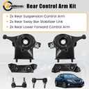 Rear Control Arm Kit Fits for Nissan Altima 2.5L 3.5L 2013-2018