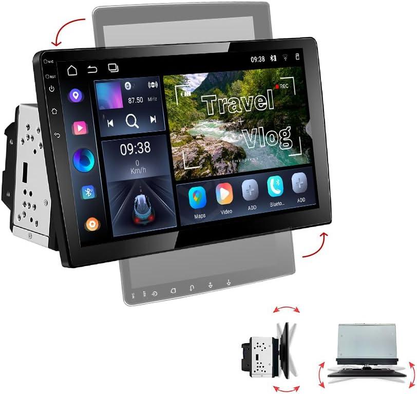 AMASE AUDIO Android 14 Car Stereo, Wireless Carplay Android auto, DSP+, 10.1" Touchscreen, 2Din for Universal, Support 4G WiFi Bluetooth/Rear Camera