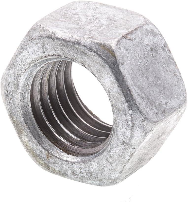 Prime-Line 9073756 Finished Hex Nuts, 3/4 in.-10, A563 Grade A Hot Dip Galvanized Steel (10 Pack)