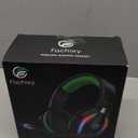 Fachixy FC-100 Wireless Gaming Headset for PS5, PS4, Switch - Gaming Headphones with Lossless Audio & 50Hrs Battery Life - Gamer Headset with Microphone for Mac, Laptop, Mobile (Blue)