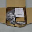 2 Pack Matte Black Door Handles, Passage Door Levers for Hallway & Closet, Interior Keyless Door Knobs Heavy Duty Square Non-Locking Handlesets(2.0lb), Reversible for Left & Right Sided Doors