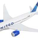 Daron Toy Airplane United Airlines Die-Cast Metal Model Airplane Toy with Plastic Parts for Kids Ages 3+
