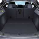 2026 Tesla Model Y Juniper Refresh 5-Seat Full Coverage Trunk Liner Heavy Duty Dog Mat Protector Cover Cargo Liner All Weather Waterproof (Black) (Black with Black Stitching)
