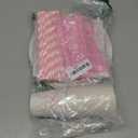 171Pcs Pink Bow Birthday Party Supplies Pink Bow Plates,Banner,Tabelcloth,Cups,Knives,Spoons,Forks,Baby Shower Girls Bow Party Decorations