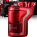 OKLPF LED Tail Lights Compatible With Blind Spot With 2015 2016 2017 Ford F150 F-150,Replace HL3Z13404D,Rear Brake Lamp Signal Assembly,Includes A Luxurious Box,Right Passenger Side Taillights