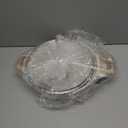 CAROTE Nonstick Stock Pot with Lid Soup Pot, 4 Quart with Lid, Casserole Super Easy to Clean Non Stick Cooking Pot Cookware PFOA Free, White Granite