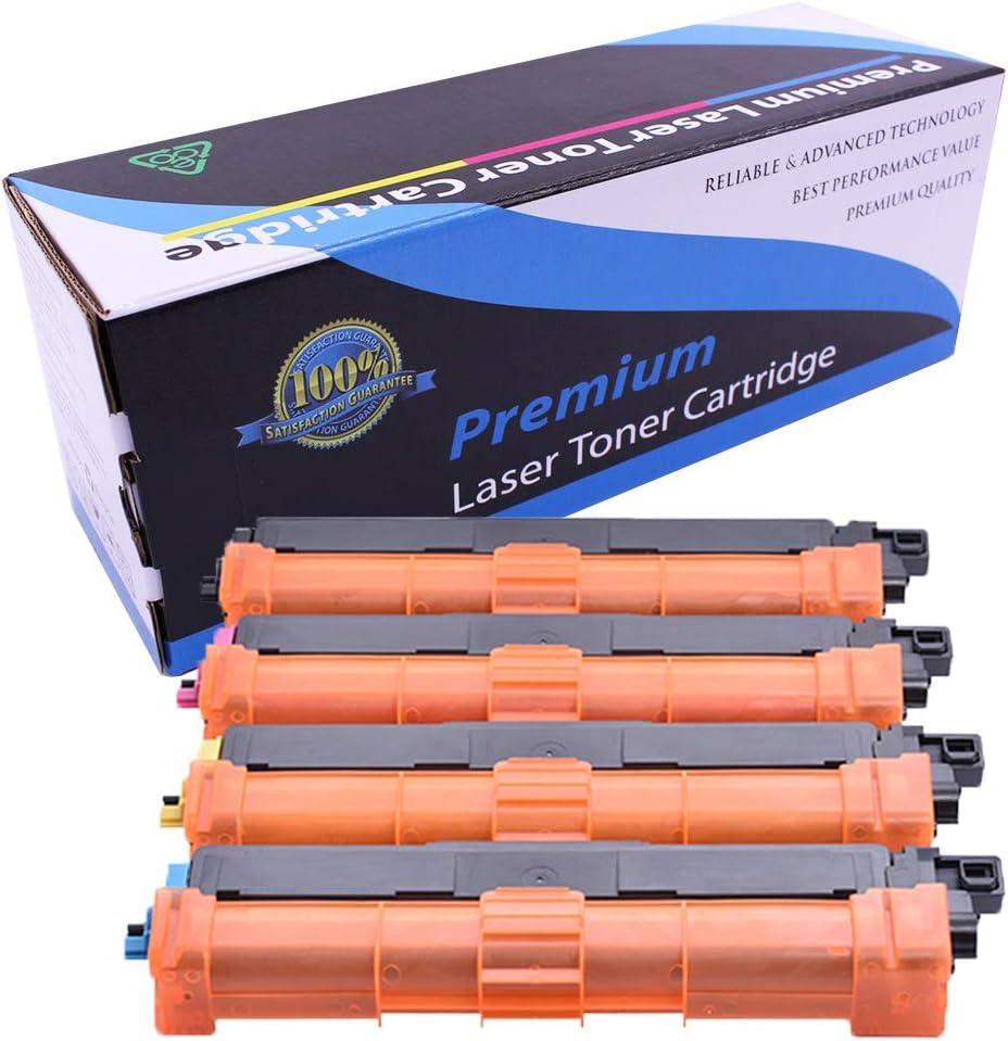 Toner Cartridge TN243 TN-243 (1BK+1C+1Y+1M) Compatible with Brother HL-L3210CW HL-L3230CDW HL-L3270CDW MFC-L3735CDN MFC-L3750CDW MFC-L3770CDW DCP-L3510CDW DCP-L3551CDW-4-colors