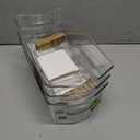 Smart Design Stackable Set of 3 Refrigerator Bins