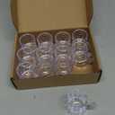 ZZYFGH 12 Pcs Mini Plastic Beer Mugs, 1 Oz Clear Plastic Shot Glasses Beer Mug with Handles, Reusable Beer Stein Tasting Glasses for Beer Fest, Birthday Weddings Party Supplies, BBQ and Picnics