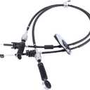 ikasus Manual Transmission Shifter Cable 54310-SNA-A05 Replacement for Honda Civic Si LX EX-L 1.8L 2.0L 2006-2011 Car Transmission Gearshift Control Cable Gear Shifter Cable Replace 54310-SNA-A04