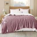 Bedsure Electric Blanket Twin with Preheat Function - Soft Flannel Heated Blanket Twin Size, Fast Heating with 6 Time Settings (Up to 10H) & 6 Heat Settings, Gifts for Grandma (62x84 inches, Pink)