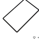 TheCoolCube Outer Front Screen Glass Lens Cover Replacement for Samsung Galaxy Tab S7 Plus T970 12.4 inch Tablet (NO Touch Digitizer Glass) (Black)