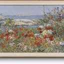 VIYYIEA Large Framed Wall Art for Living Room, Garden Canvas Home Decor Vintage Natural Oil Painting Picture, Beautiful Scenery Wall Decor Gifts for Friends or Family -【Celia's Garden】-(24"x36")