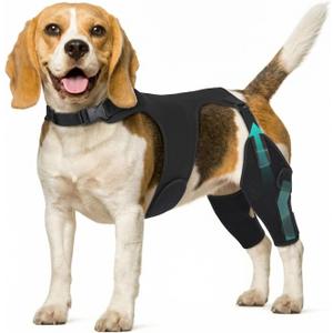 Dog Knee Braces for Back Leg, Adjustable Leg Brace with 2 Stabilizers, Hip Support to Reduces Pain, Ligament Injuries, ACL CCL & Luxating Patella for Dogs, M