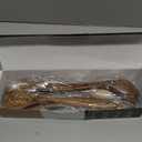 6 Piece Teak Wooden Utensil Set, Comfort-Grip Wooden Spoons for Cooking, Smooth Finish Wood Kitchen Utensils Set, Non-Stick Wood Spatula for Cooking