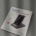 Wireless Charger for Samsung Charging Station with Clock for Samsung Galaxy S25 Ultra/S24/Z Flip 7/Fold 6/Bud, Watch Charger for Samsung Galaxy Watch 8/7/6/5, 3 in 1 Foldable Charging Station (Grey)