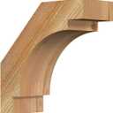 Ekena Millwork BRC04X10X10MRC00RWR 4"W x 10"D x 10"H Merced Rough Sawn Knee Brace, Western Red Cedar