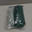 Imily Bela Womens Short Sleeve Polo Shirts V Neck Business Dressy Casual Tops Summer Collared Trendy Tees (X-Large, Dark Green)