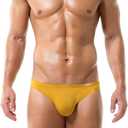 Unpack Bikini Mens Brief Modal Underwear (Yellow, XL)