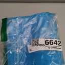 ATCG 50pcs 8x12 Inches Large Drawstring Organza Bags Decoration Festival Wedding Party Favor Makeup Pouches (Aqua Blue)