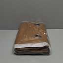 MIULEE Linen Curtains for Bedroom 100% Blackout Thermal Insulated Brown Grommet Room Darkening Curtains & Drapes Fall Decor for Living Room Nursery 52 x 45 Inch (2 Panels)