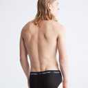 Calvin Klein Men's Underwear Cotton Stretch 7-pack Hip Brief (X-Large, Black)