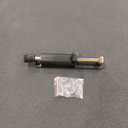 Sumnacon Kickdown Door Stop - Stainless Steel Easy Step Door Stopper, Spring Loaded Telescopic Step On/Off Door Stopper Rubber, Adjustable Heavy Duty Door Locks Holder Stop/Release by Foot, Black