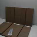 14"W x 24"H Lifetime Vinyl, TailorMade Four Board Joined (2 Batten), Board-n-Batten Shutters, w/Shutter-Loks (Per Pair), French Roast