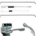 YAMAKATO GX160 GX200 196cc 212cc Throttle Control Assembly Kit, Lever Arm and Plate Base, Governor Link Rod, Return Springs, Carburetor Spring Linkage for Honda Clones Predator 212