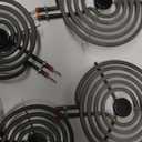 WB31T10010(6") and WB31T10011(8") Replacement Drip Pans/Stove Burner Drip Pan and Electric Stove Burner Replacement MP15YA(6") MP21YA(8") Compatible for Frigi-daire Ken-more Range Oven Stove-by MIFLUS (Silver)