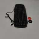 Samurai LED Gaming Keyboard, RGB Backlit, Responsive Keys, Anti-Ghosting
