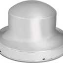 GG Grand General 40082 9.5 inches Chrome Plated Hide Away Rear Axle Cover Set for 8 Holes Uni-Mount Wheel