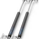 ARANA Gas Struts 20 inch 45lb with Brackets (2 Pack) - Light Duty Lift Support for Camper Door & Storage Box Lid - Hydraulic Spring Shocks for Cabinet Door, Bench Lid, Boat Hatch
