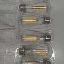 TJOY Edison Light Bulbs 60W Equivalent, Dimmable Vintage LED Light Bulbs, E26 Medium Base, Warm White 2700K, ST58, 8W, 800LM, 80+ CRI, Antique Decorative Filament LED Bulb, Clear Glass, 6 Pack