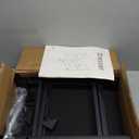 Somdot Nightstand Set of 2, Small Dresser for Bedroom with 2 Drawers,Night Stand Bedside Table End Table with Fabric Bins for Bedroom Kids Closet Dorm Guest Room, Black Rustic Brown