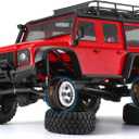 COOWOO Brass RC Wheel Rings, Internal Clamp Beadlock Rings Upgrade Parts for 1/18 TRX-4M RC Crawler Cars with 1.0 Wheels, Compatible with Stock Tires, Set of 4, Black