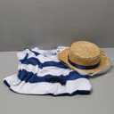 fun shack 1920s Mens Bathing Suit Costume 20s Swimsuit Halloween Costumes for Men - Large