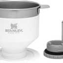 STANLEY Perfect Brew Pour Over | Manual Single Cup Coffee Maker | Drip Coffee Maker with Reusable Filter | Easy Clean Stainless Steel | BPA-Free | Polar