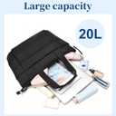 I IHAYNER Tote Bag for Women Lightweight Quilted Puffy Shoulder Handbag for Travel Work with Functional Compartments